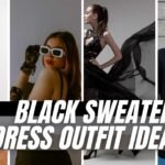 16 Chic Black Sweater Dress Outfit Ideas for Winter Style