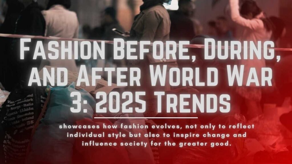 Fashion Before, During, and After World War 3: 2025 Trends